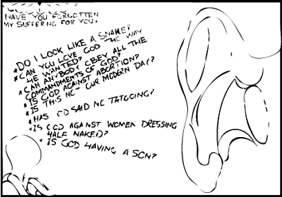 Sowercartoons THE DEVIL’S SEDUCTIVE QUESTIONS