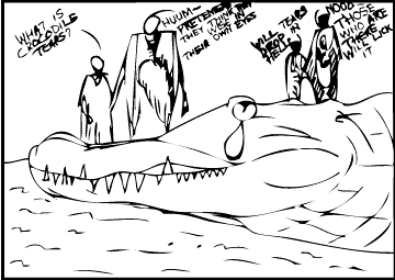 Sowercartoons CROCODILE TEARS