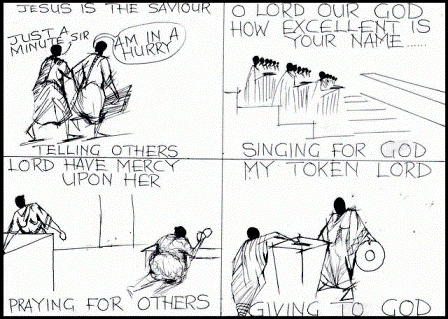 Sowercartoons DOING WORK FOR GOD