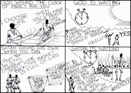 Sowercartoons THE CLOCK OF LIFE IS WOUND BUT ONCE