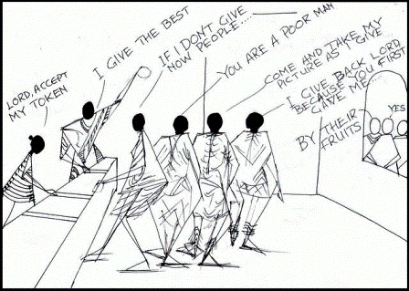 Sowercartoons THE WIDOW’S OFFERING (MITE)