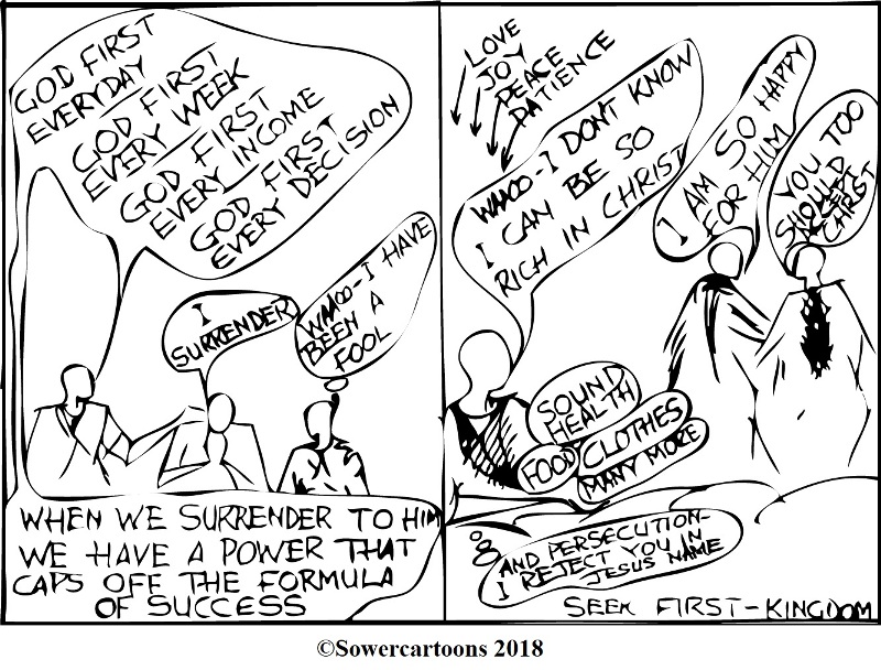 Sowercartoons SURRENDER EVERYTHING TO JESUS CHRIST
